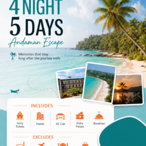 4 Nights 5 Days Andaman Tour